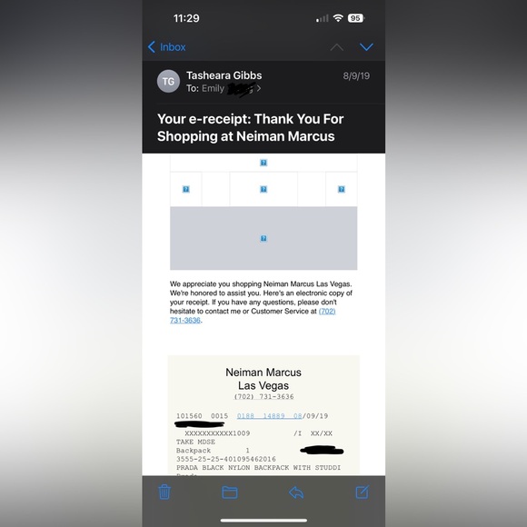 Prada Nylon Studded Vella Monochrome Backpack - Picture 14 of 15